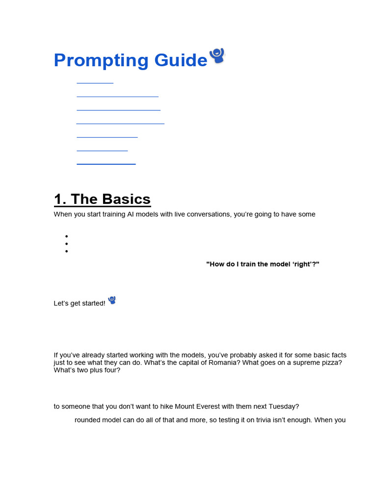 AI Prompting for Effective Training | PDF | Conversation | Information