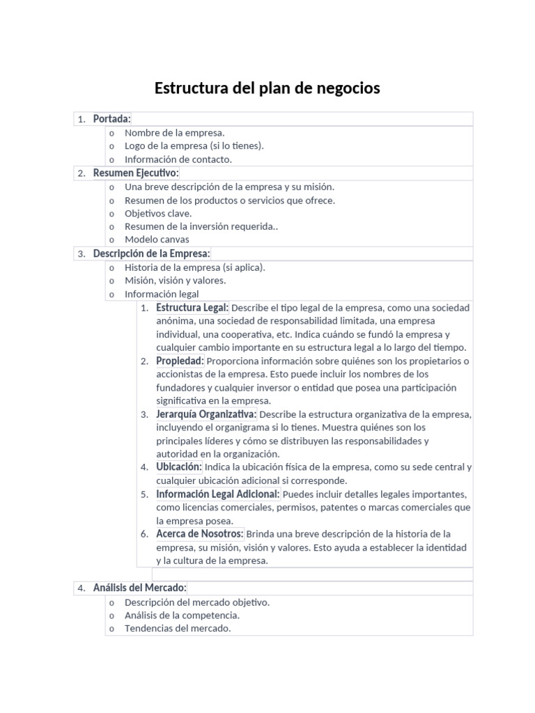 Guía Completa para un Plan de Negocios | PDF | Business | Plan de negocios