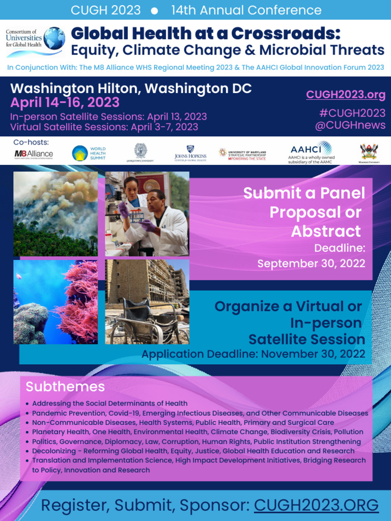 CUGH 2023 Conference Submission Deadlines | PDF