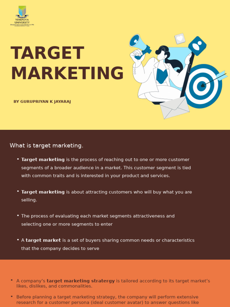 Understanding Target Marketing Strategies | PDF | Marketing | Market ...