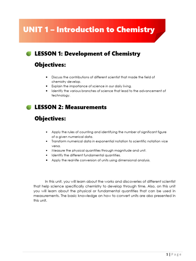 Introduction to Chemistry Concepts | PDF | Fahrenheit | Significant Figures