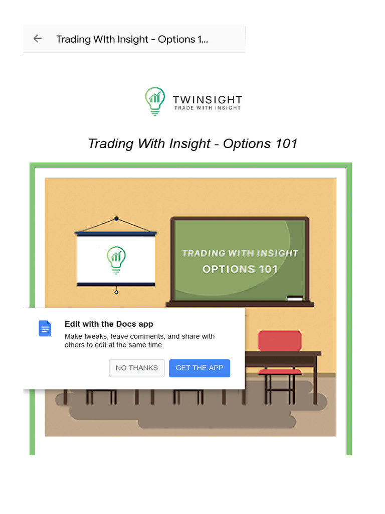Options Trading Basics Explained | PDF | Option (Finance) | Stocks