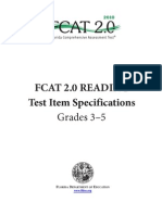 FCAT 2.0 - Item Specs