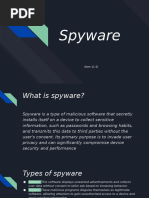 Understanding Spyware and Its Risks | PDF | Spyware | Computer Virus