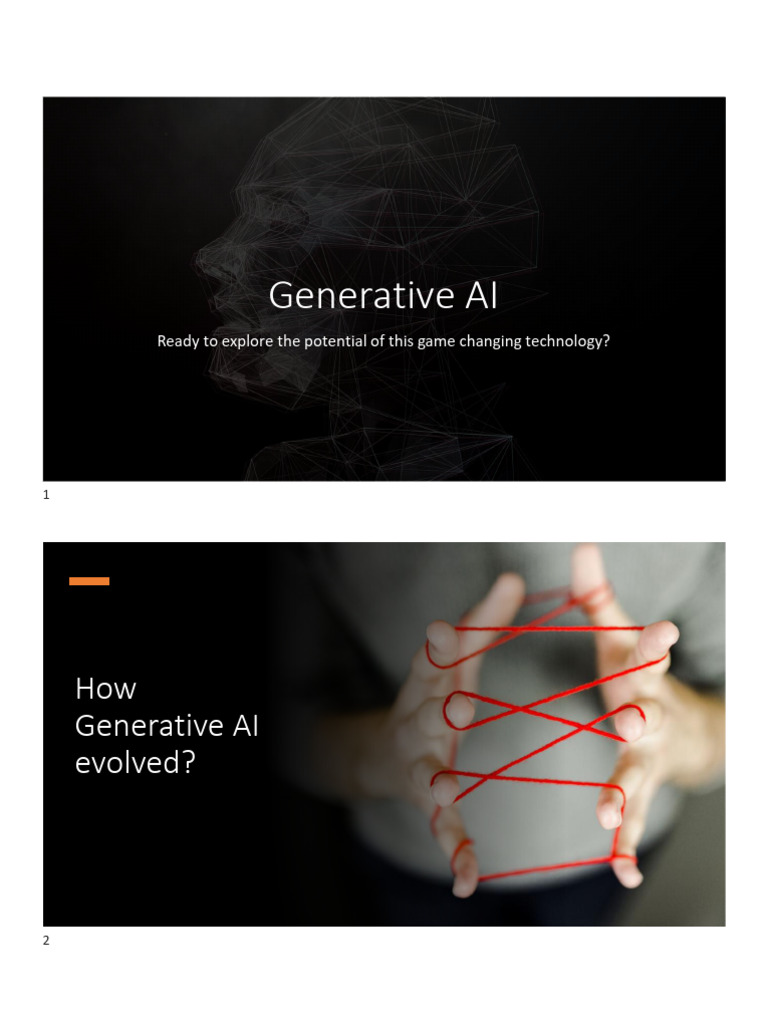 Evolution and Impact of Generative AI | PDF | Artificial Intelligence ...