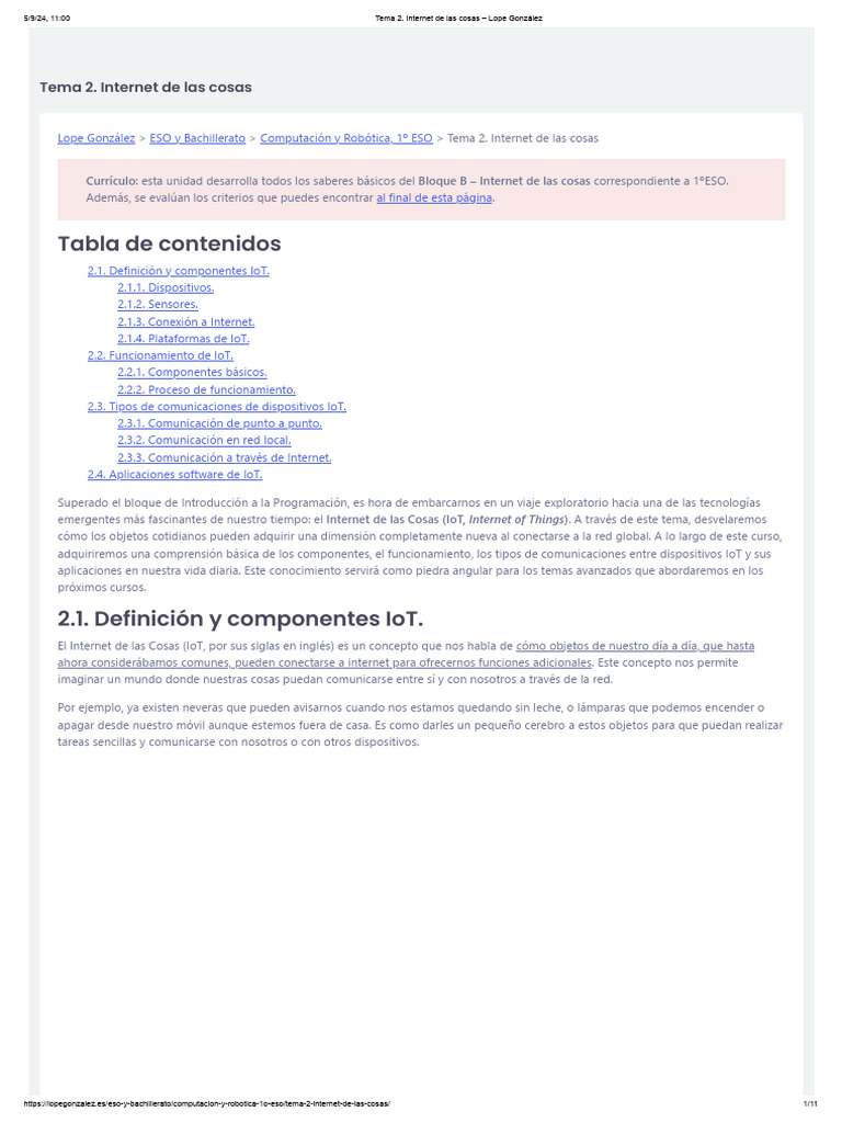 B. Internet de Las Cosas | PDF | Internet de las Cosas | Internet
