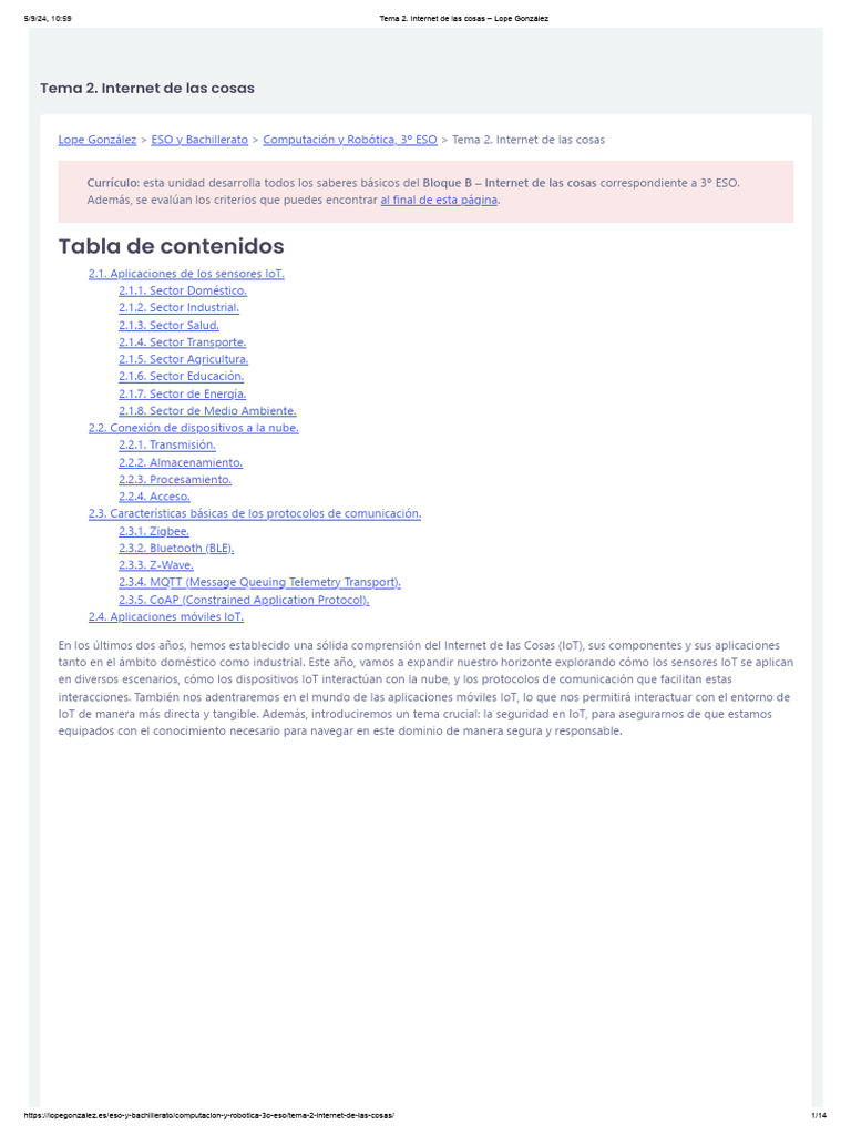 Internet de Las Cosas 3 | PDF | Internet de las Cosas | Computación en ...