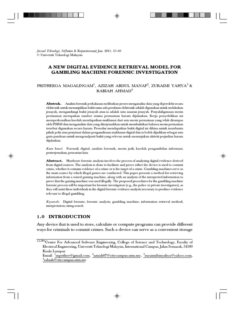 A New Digital Evidence Retrieval Model F | PDF | Computer Forensics ...