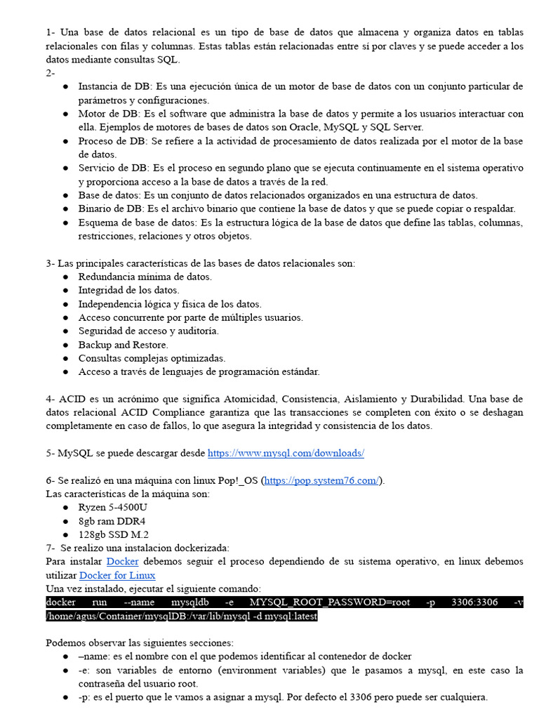 Practica DB | PDF | Bases de datos | Base de datos relacional