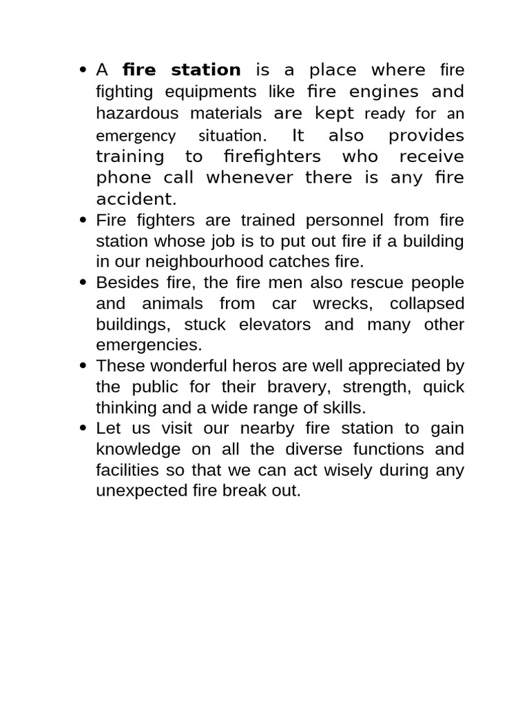 Fire Station | PDF