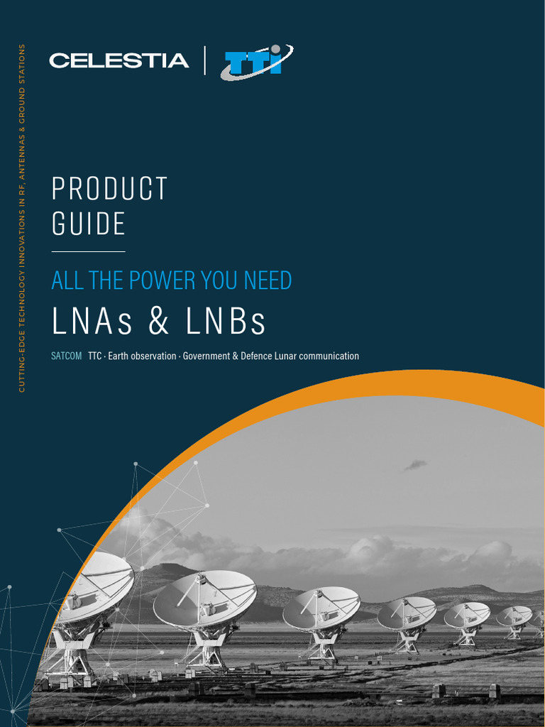 LNA and LNB Solutions for SATCOM | PDF | Communications Satellite ...