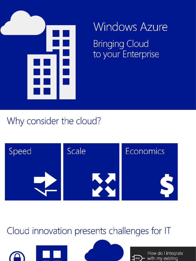 Windows Azure: Enterprise Solutions Guide | PDF | Backup | Data Center
