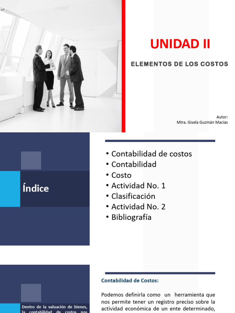Elementos Clave de la Contabilidad de Costos | PDF | Contabilidad | Costo