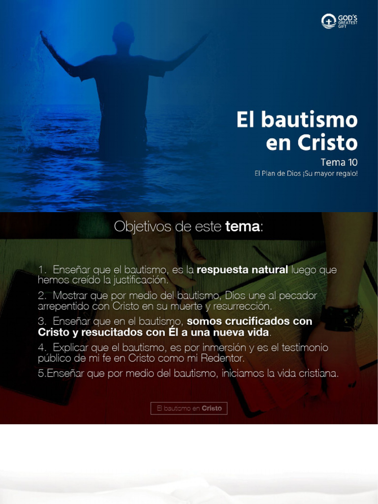Importancia del Bautismo en Cristo | PDF | Cristo (título) | Bautismo