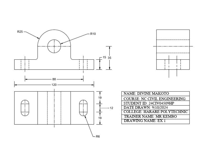 Engineering Drawing for Students | PDF