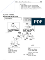 Clutch Pedal Inspection and Clutch Control Removal Guide