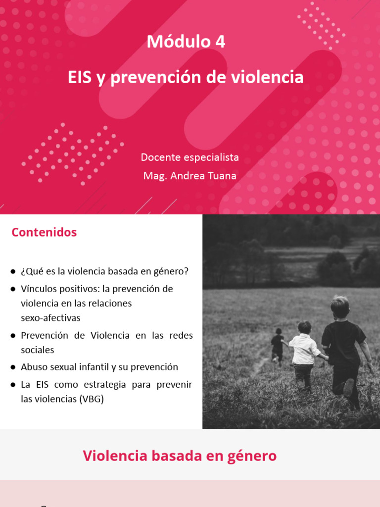 EIS y Prevención de Violencia de Género | PDF | Violencia | Acoso ...