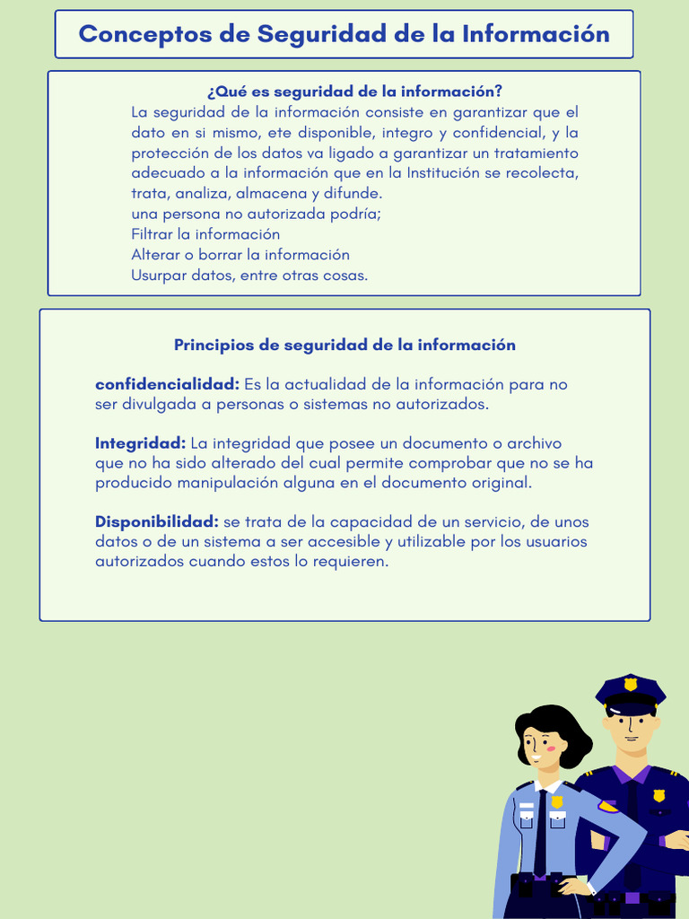 Principios de Seguridad de la Información | PDF