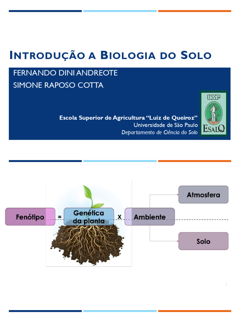 Biologia Do Solo Aula 1-2024 1 | PDF