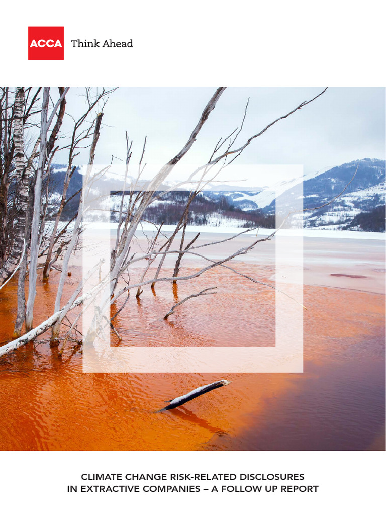 Climate Risk Disclosures in Extractives | PDF | Petroleum | Financial ...
