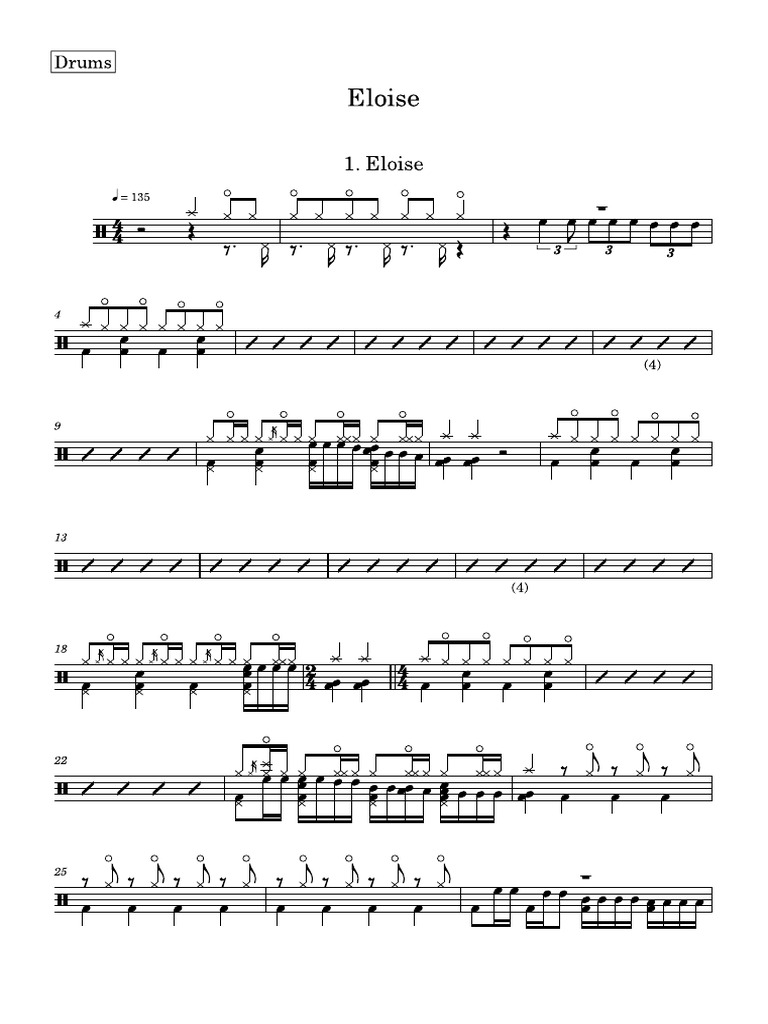 Drums Pdf