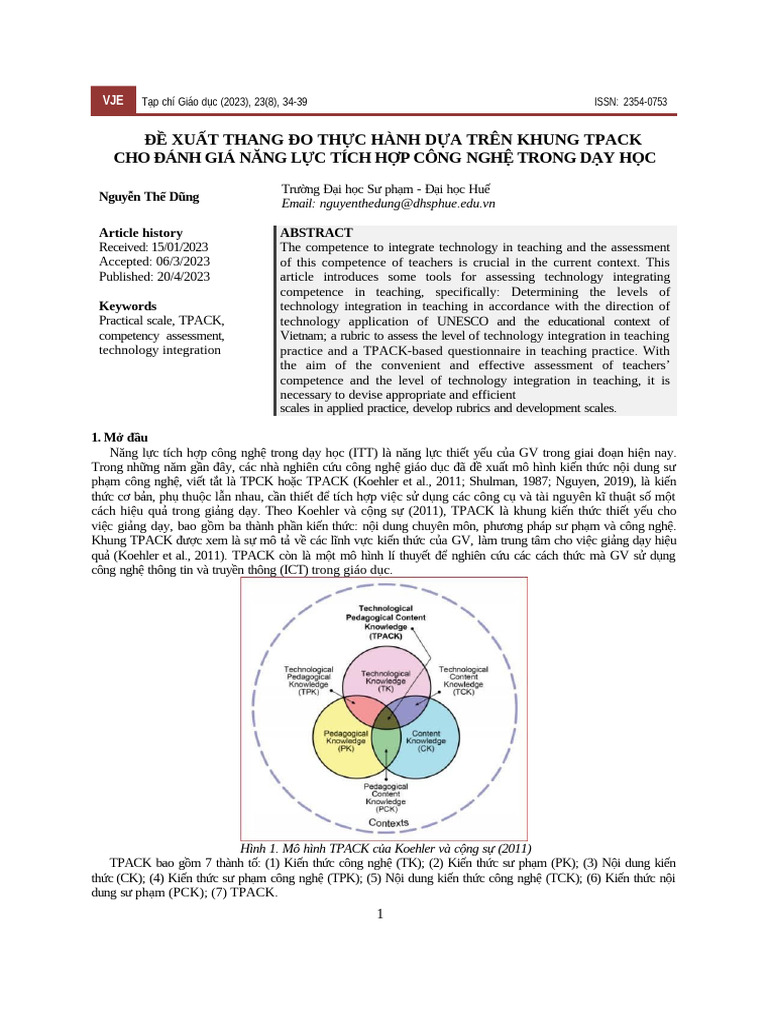 TPACK | PDF