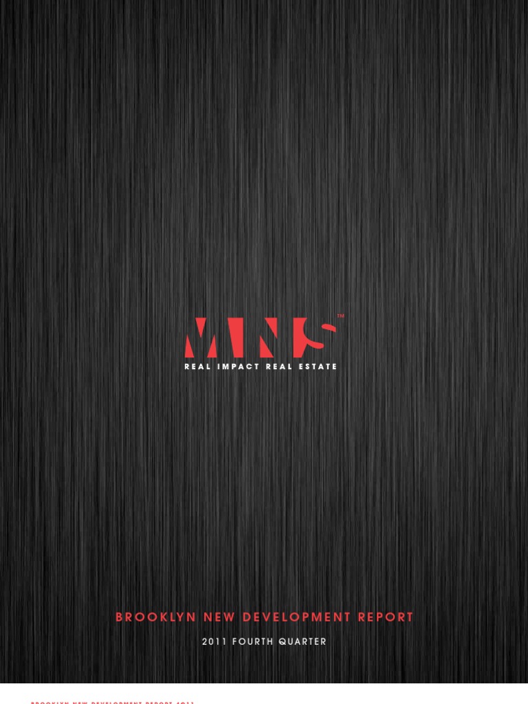 Real Estate Report PDF Brooklyn Microeconomics