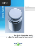 OIML R 111-1: 2004 Weights Standards | PDF | Kilogram | Weight