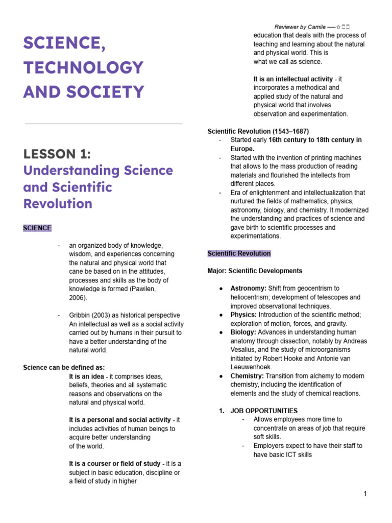 Science, Technology and Society | PDF | Happiness | Science