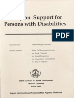 Study On Support For Persons With Disabilities
