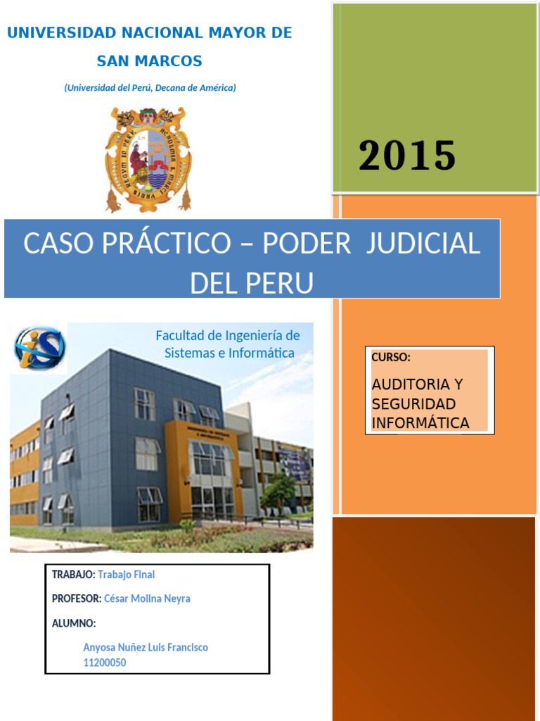 Trabajo Final de Auditoria Informatica | PDF | Tecnología de ...