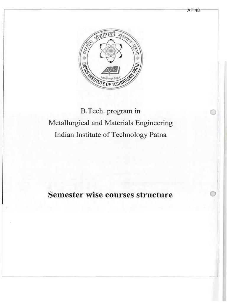 MME Curriculum 2019 | PDF | Metallurgy | Materials