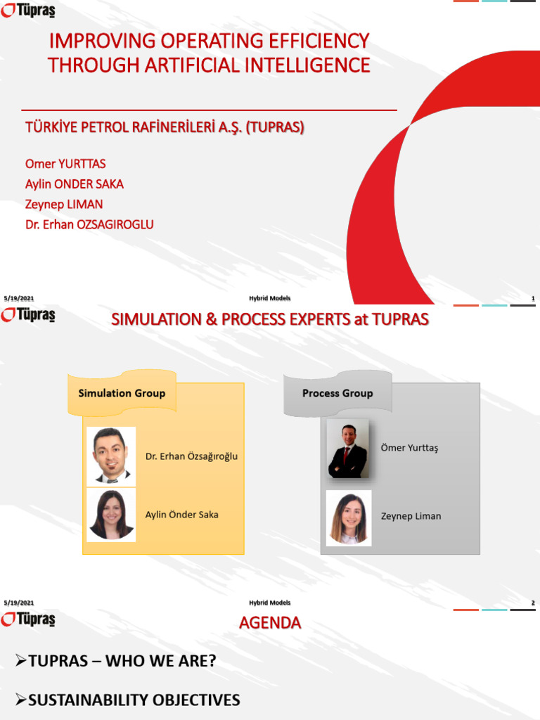 Aid021 - Tupras - Improving Operating Efficiency Through Artificial ...