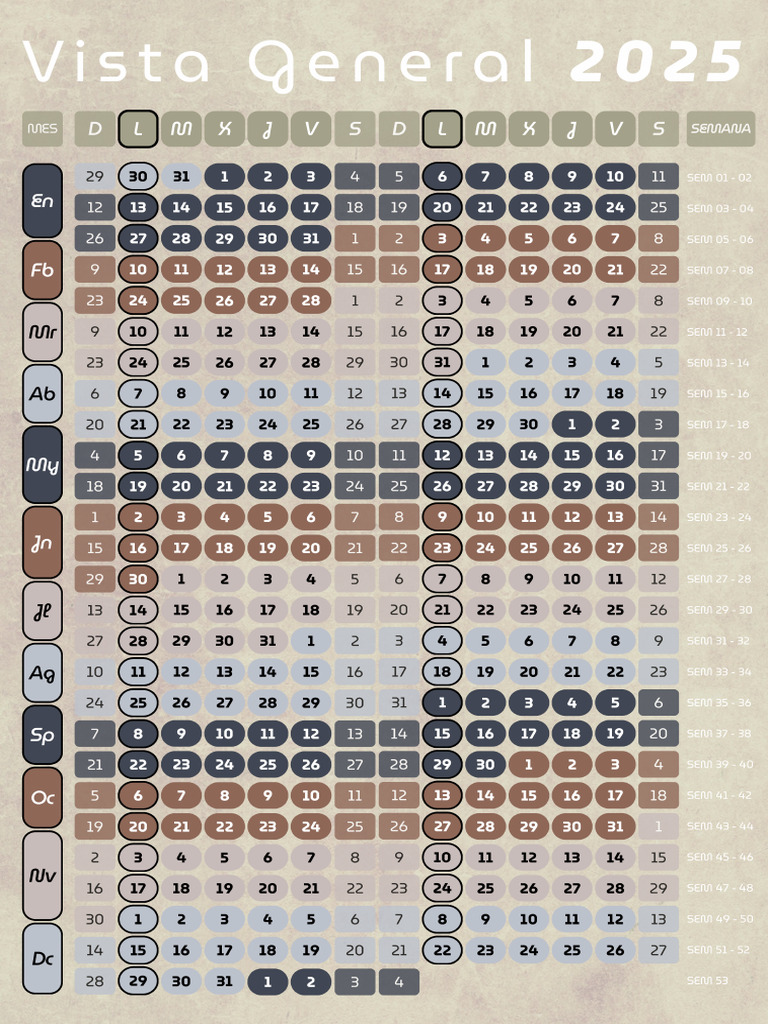 CALENDARIO ANUAL VISTA GENERAL 2025 PDF