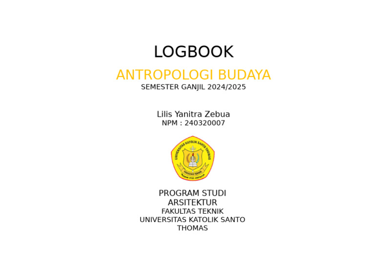 Cover Logbook Aba | PDF