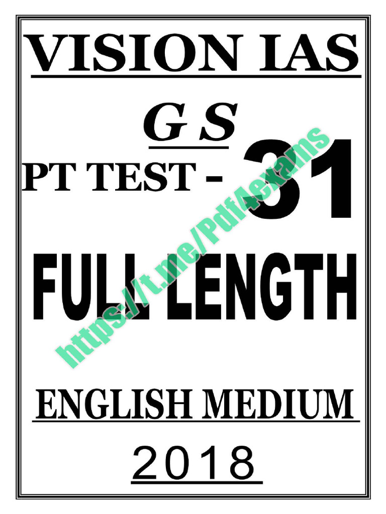 VISION TEST 31 English @pdf4exams | PDF | Tide