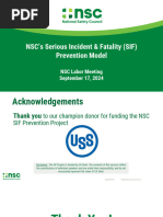 SIF Determination and Categorization Guide | PDF | Injury | Epidemiology