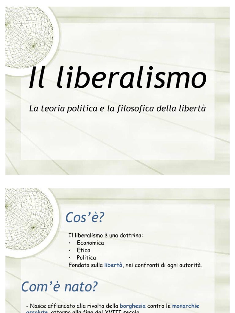 Liberalismo nel XIX secolo