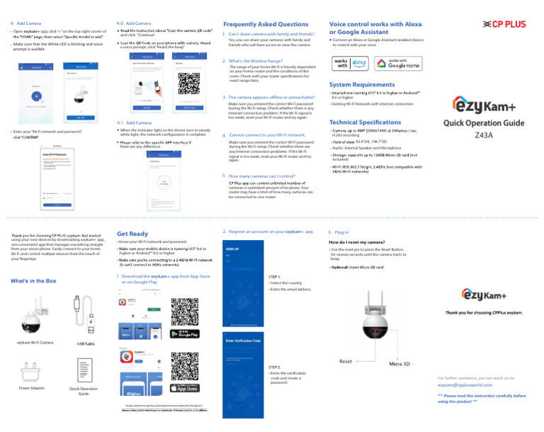 Quick Operation Guide: Voice Control Works With Alexa or Google ...