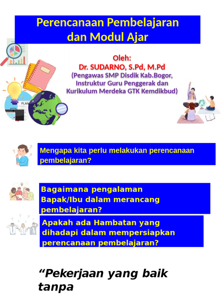 Panduan Perencanaan Pembelajaran Efektif Pdf