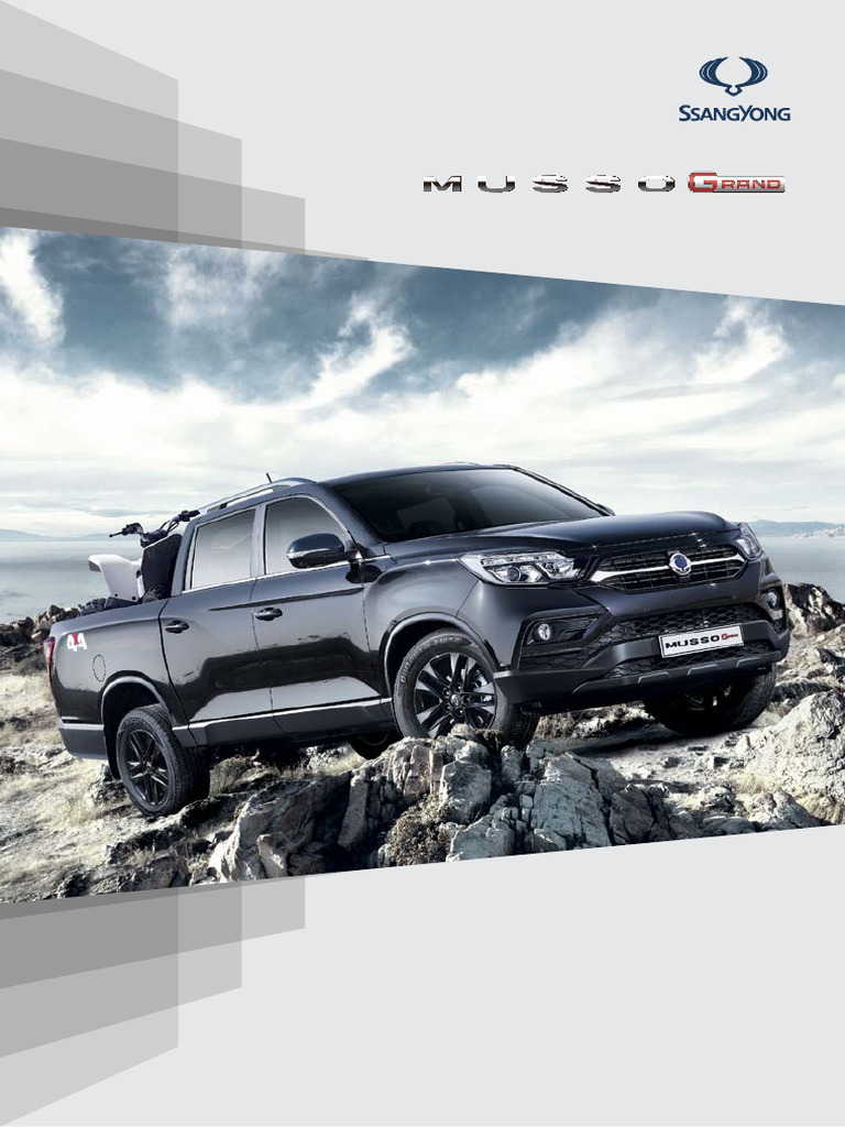 2023-ssangyong-musso-grand-ph | PDF | Four Wheel Drive | Airbag