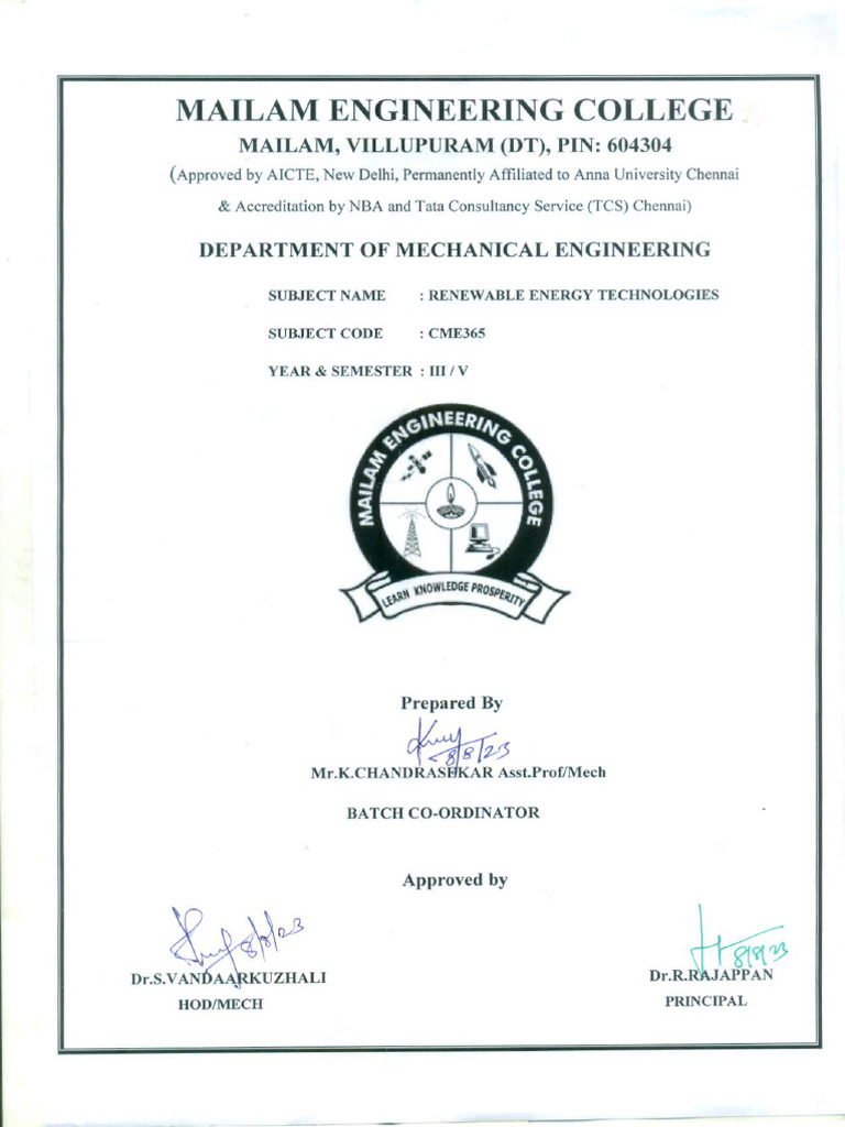 Ret Notes 3,4,5 | PDF | Wind Turbine | Wind Power
