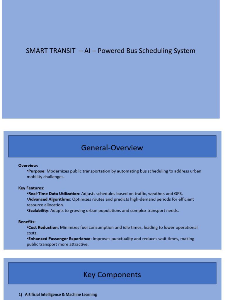 Smart Transit | PDF | Public Transport | Artificial Intelligence
