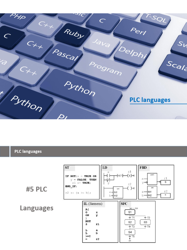 Overview of PLC Programming Languages | PDF