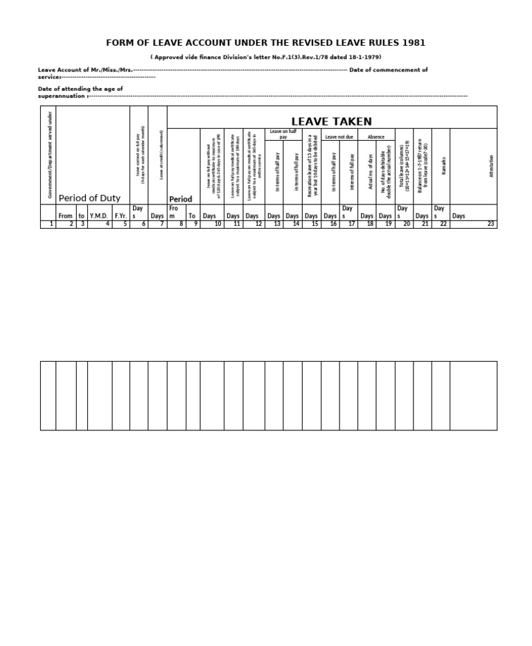Leave Account Form | PDF | Financial Services | Accounting