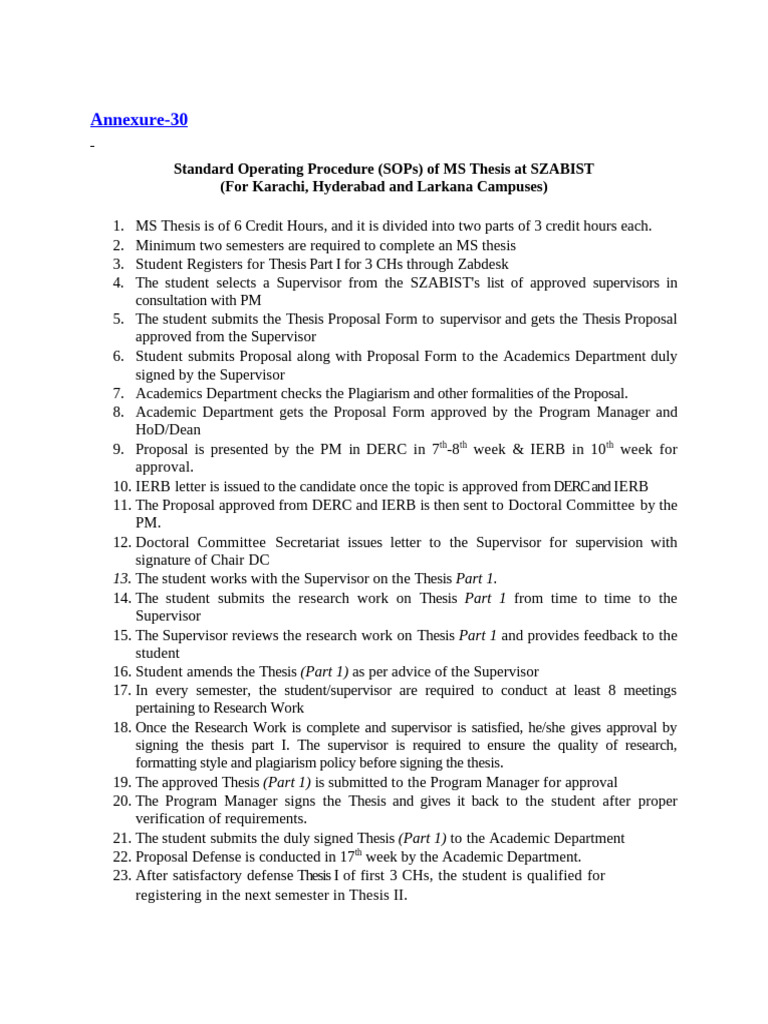 MS Thesis SoPs (1) | PDF | Thesis