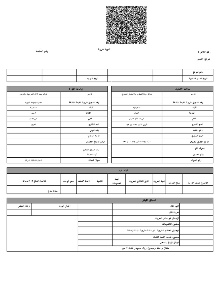 Tax Invoice Details and Summary | PDF