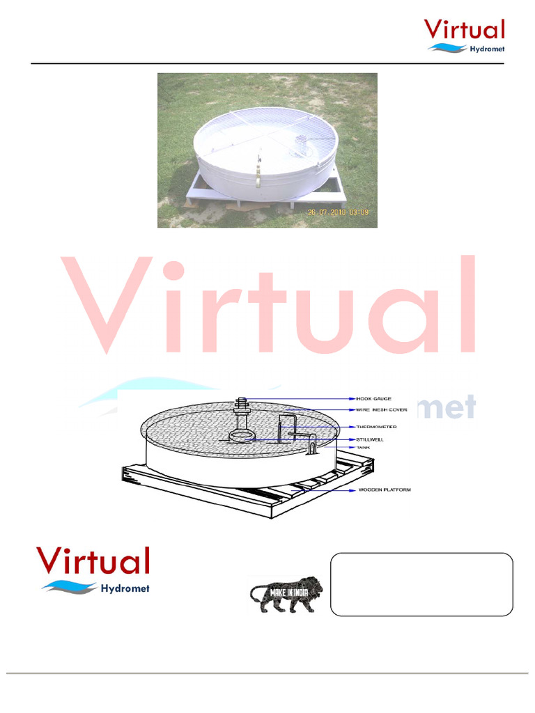 Open Pan Evaporimeter Diagram | PDF