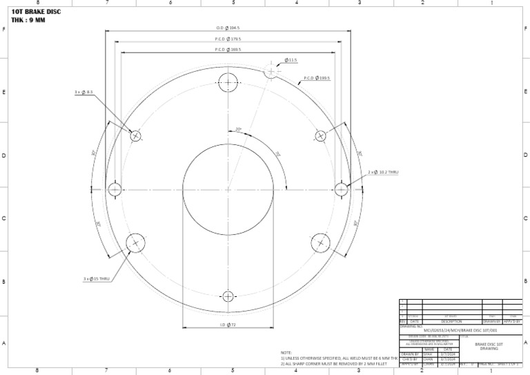 10t Brake Disc Pdf Mechanical Engineering