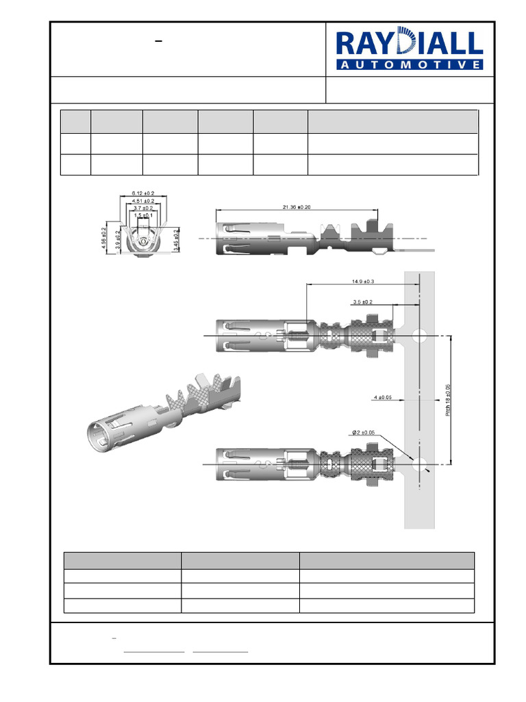 Fakra HFR3C Straight Female Terminal Data | PDF | Coaxial Cable ...